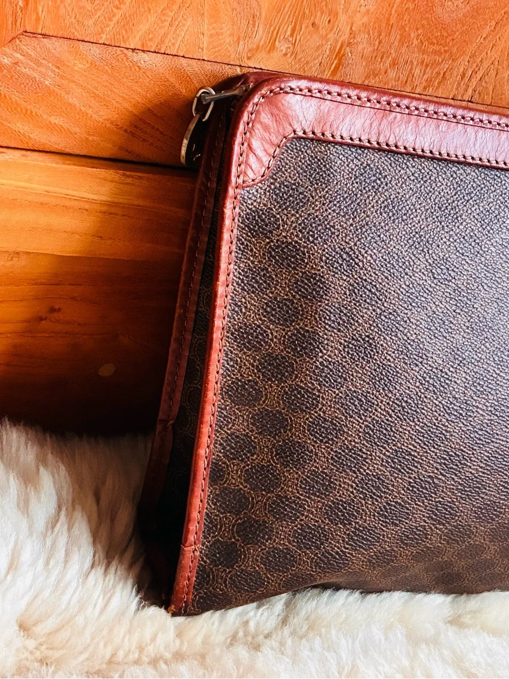 👨🏻‍💼Celine Macadam Celine Envelope Zippered Pouch Macadam vintage unisex